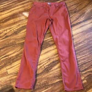 Size 4 Dark rust red pants.